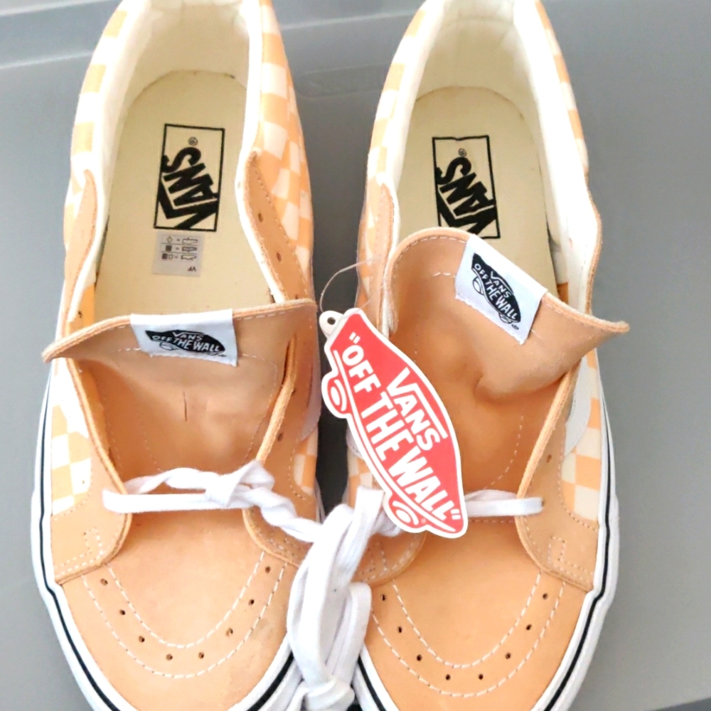 Vans checkerboard Peach (orange) unisex